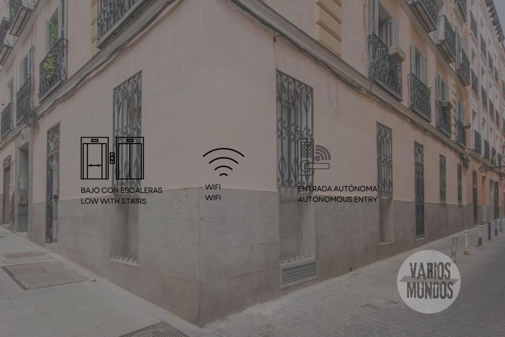 Bajo Duplex 7Pax A 5 Min De Gran Via-Malasana Madrid Eksteriør billede