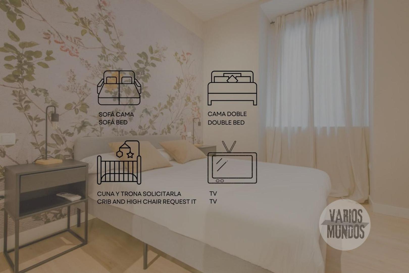 Bajo Duplex 7Pax A 5 Min De Gran Via-Malasana Madrid Eksteriør billede